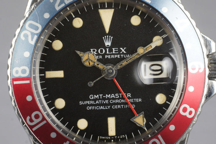 1968 Rolex GMT 1675 Mark I Dial
