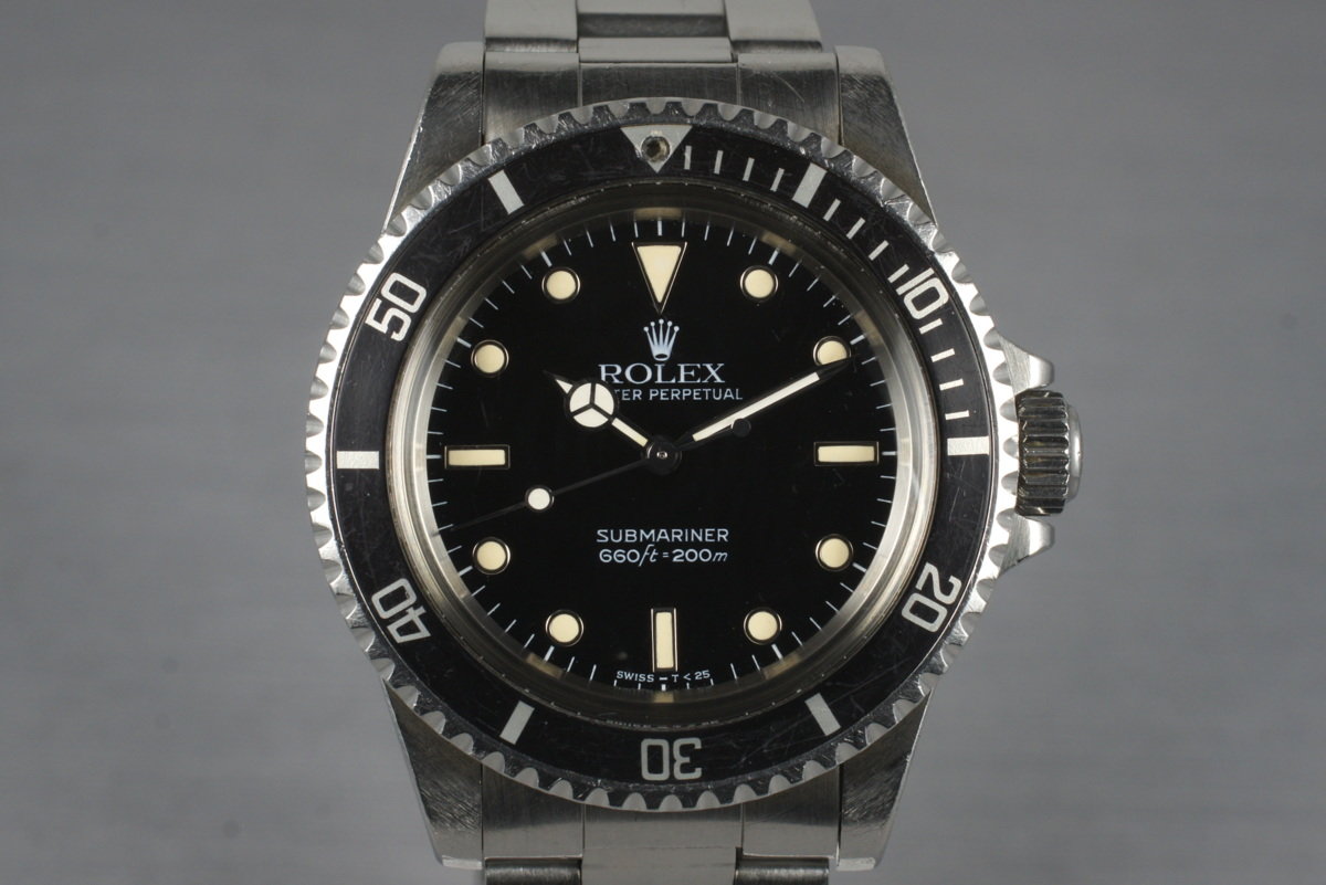 HQ Milton 1985 Rolex Submariner 5513 Inventory 3454 For Sale