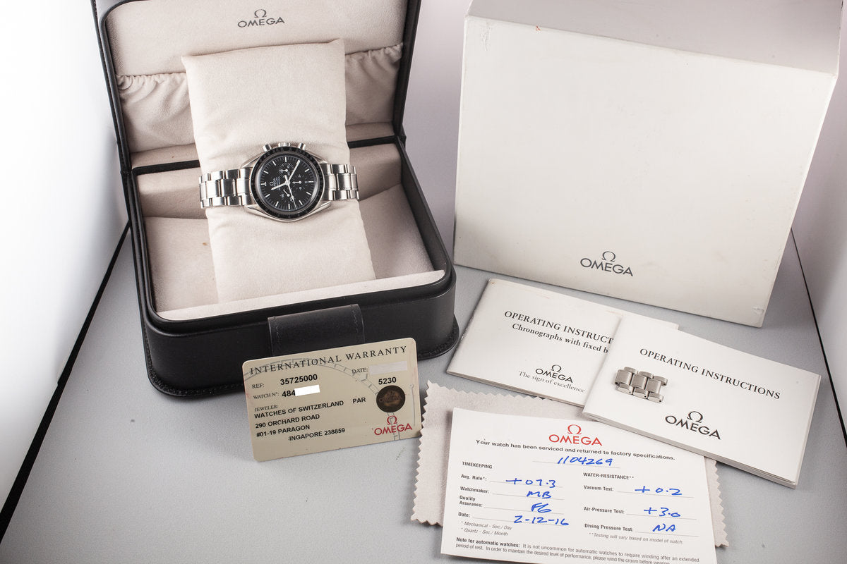 HQ Milton 1990 Omega Speedmaster Professional 35725000 With Box