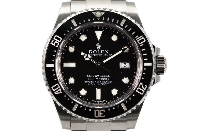 2016 Rolex Ceramic Sea Dweller 116600 with Box and Papers