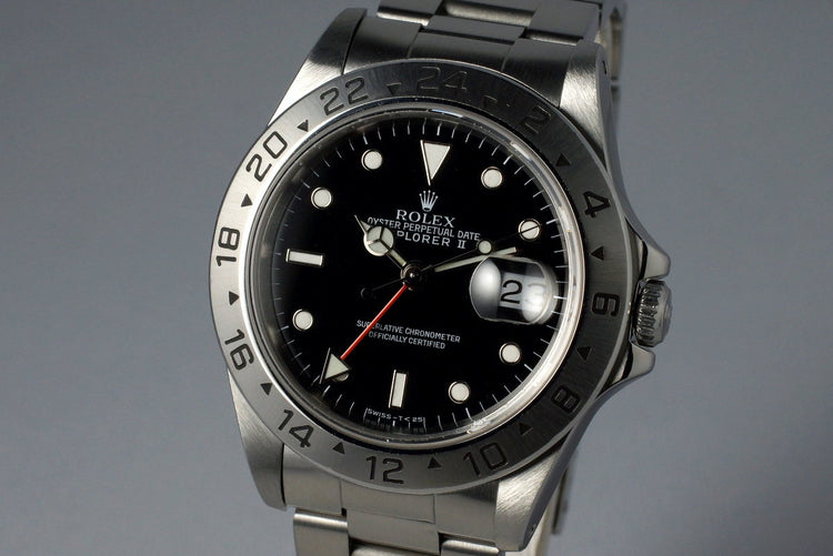 1991 Rolex Explorer II 16570 Black Dial