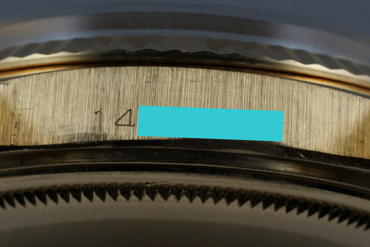 Rolex 1601 — Yellow Gold, Silver Tiffany & Co. Dial. Photographed dealer specimen. Tiffany signature is attributed by the dealer; no papers supplied. Documented example: 1966. Production span has not been established. · Photo: HQ Milton · © HQ Milton, used with permission · Source: https://hqmilton.com/products/1966-rolex-18k-datejust-1601-with-tiffany-co-dial