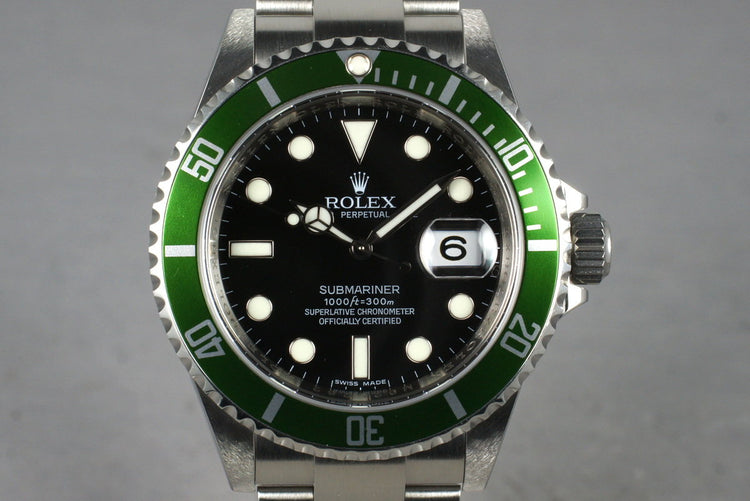 2007 Rolex Submariner 16610V with Box and Papers