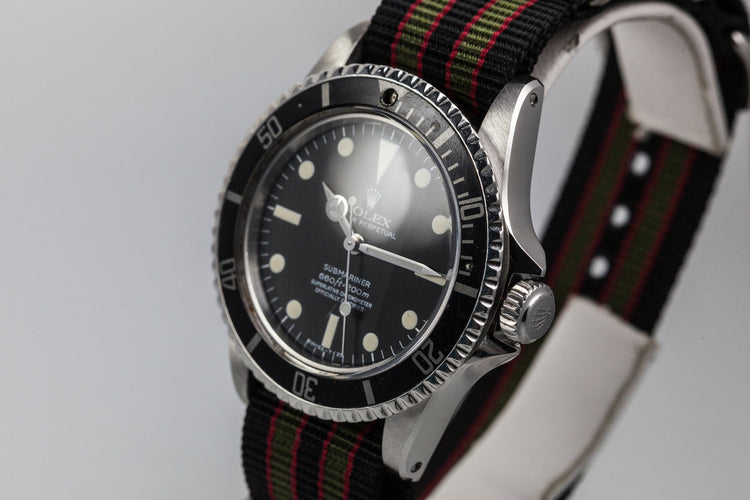 1961 Rolex Submariner 5512 with Pointed Crown Gaurds and Service Dial