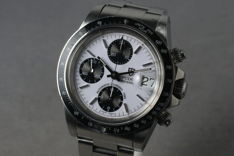 1993 Tudor Chronograph Big Block 79160 with Box and Service Papers