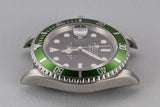2003 Rolex Anniversary Green Submariner 16610LV with Box and Papers and Mark 1 Dial