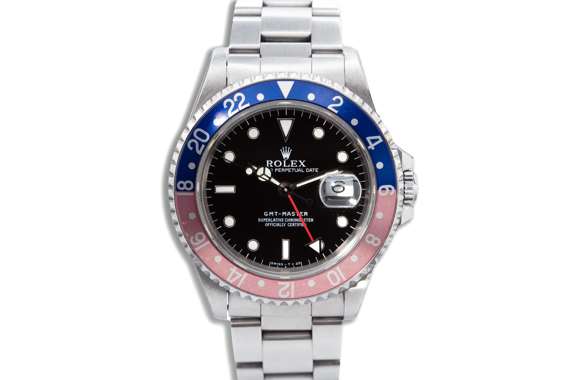 HQ Milton - 1997 Rolex GMT-Master 16700 Pepsi Insert with Full