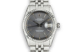 1973 Rolex DateJust 1603 with Grey Sigma Dial