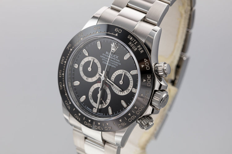 2019 Rolex Daytona 116500LN Black Dial with Box and Papers