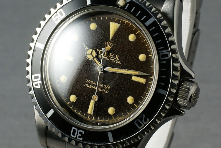 Rolex Submariner 5512 PCG with Chapter Ring Tropical Dial