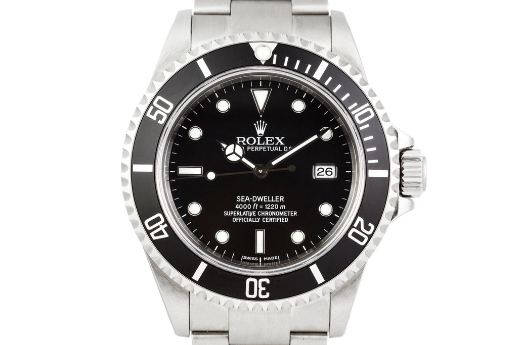 1999 Rolex Sea-Dweller 16600 with Box and Papers