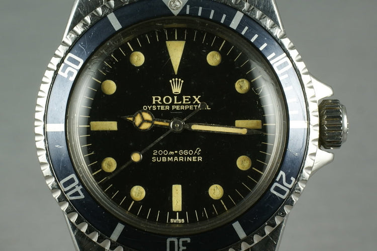 Rolex Submariner  5513 PCG with Underline _ Dial