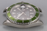 2005 Rolex Green Submariner 16610 with Box and Papers with Lime Green Insert