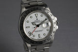 2002 Rolex Explorer II 16570 White Dial with Papers