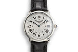 2000 Cartier Platinum Ronde Louis Privee with Box and Papers
