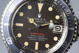 1969 Rolex Red Submariner 1680 Tropical Mark II Meters First Dial