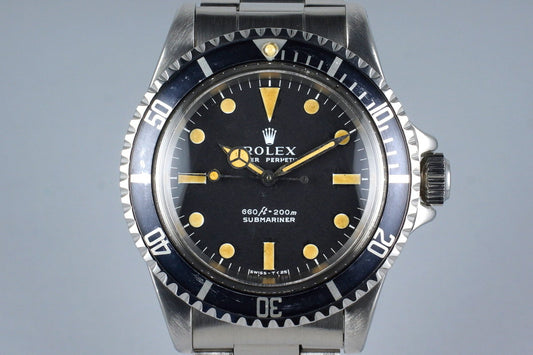 1971 Rolex Submariner 5513 with Serif Dial