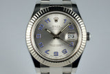 2009 Rolex DateJust 116334 Silver Arabic Dial with Box and Papers