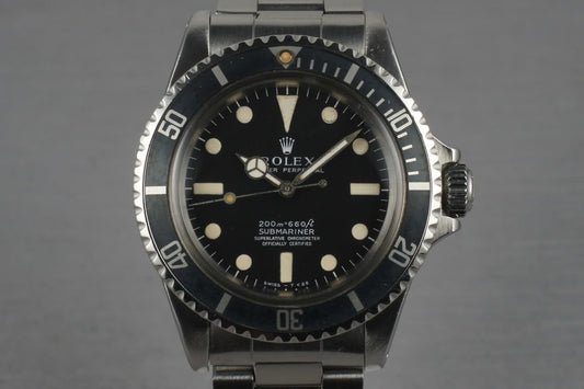 Rolex Submariner 5512 with Meters First