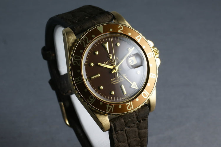 Rolex GMT 18K Ref:1675 Concorde Hands