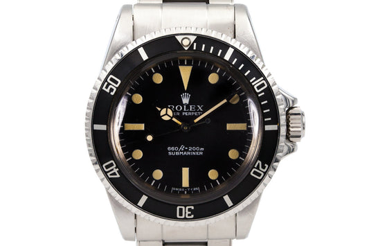 1970 Rolex Submariner 5513 Serif Dial