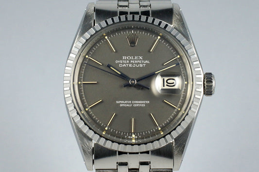 1970 Rolex DateJust 1603 Gray Dial