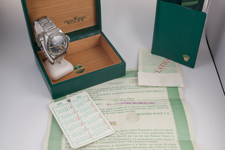 1972 Rolex Explorer II 1655 with Box and Papers
