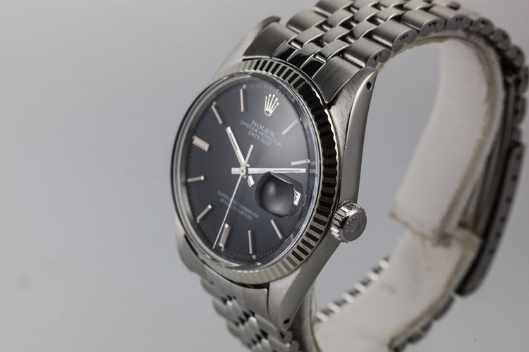 1973 Rolex DateJust 1601 with Black Sigma Dial