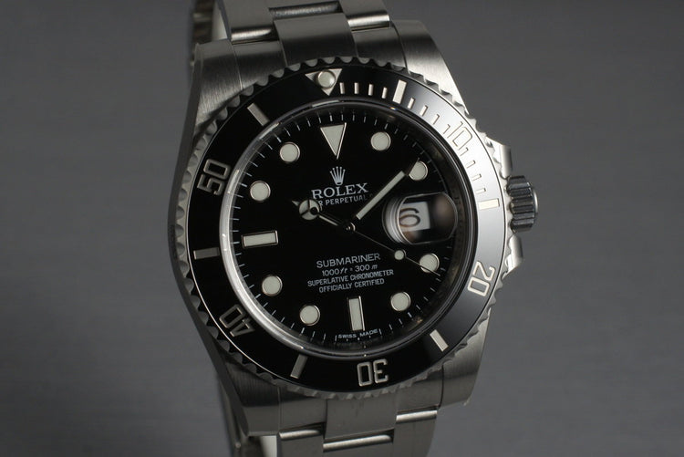 2013 Rolex Submariner 116610LN with Box and Papers