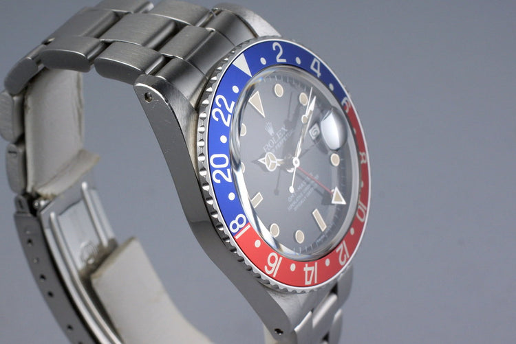 1984 Rolex GMT 16750 with Spider No-Date Dial