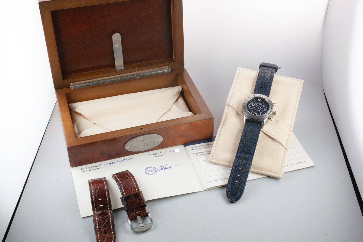 HQ Milton Panerai Mare Nostrum 301 A with Box and Papers