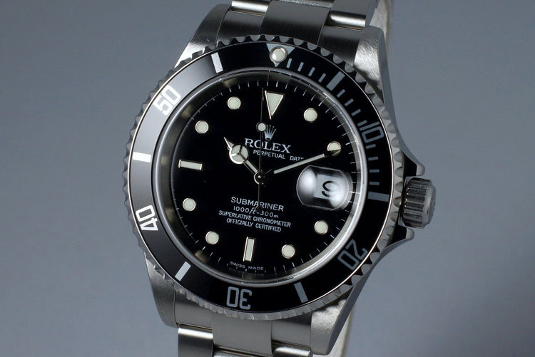 2005 Rolex Submariner 16610