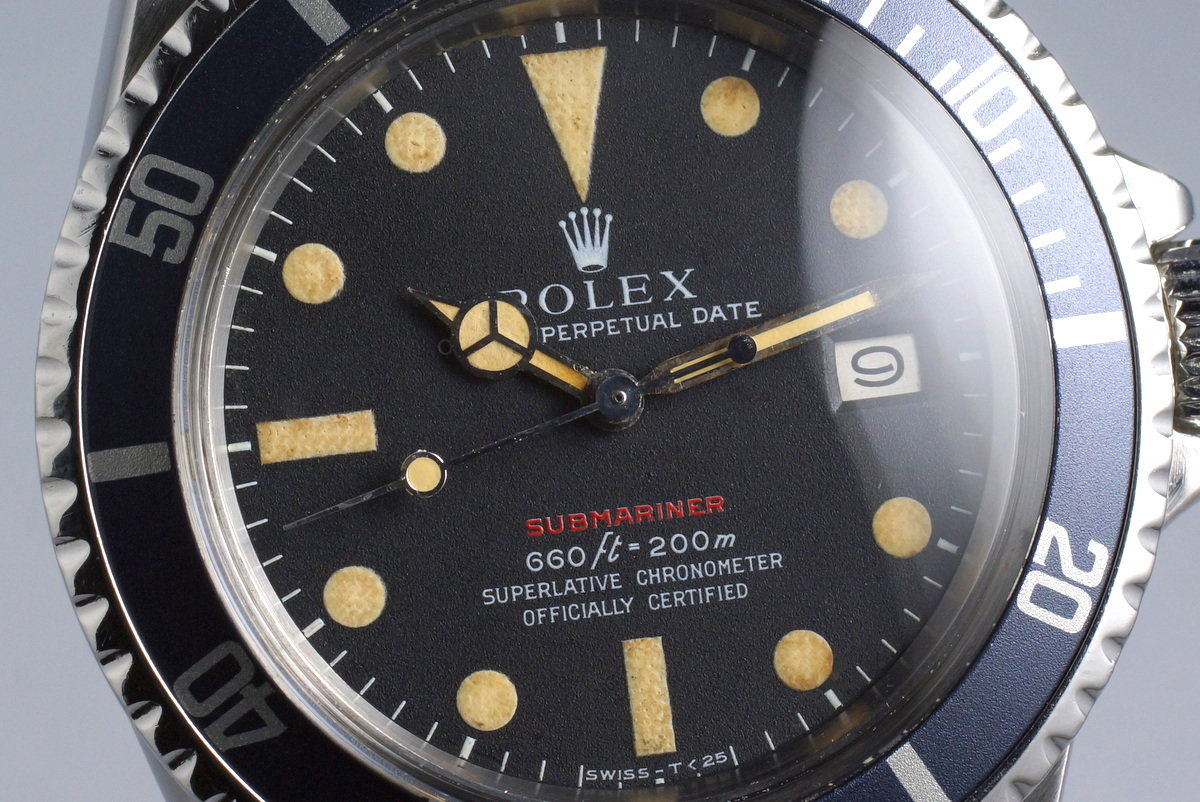 HQ Milton - 1970 Rolex Red Submariner 1680 Mark IV Dial with Box