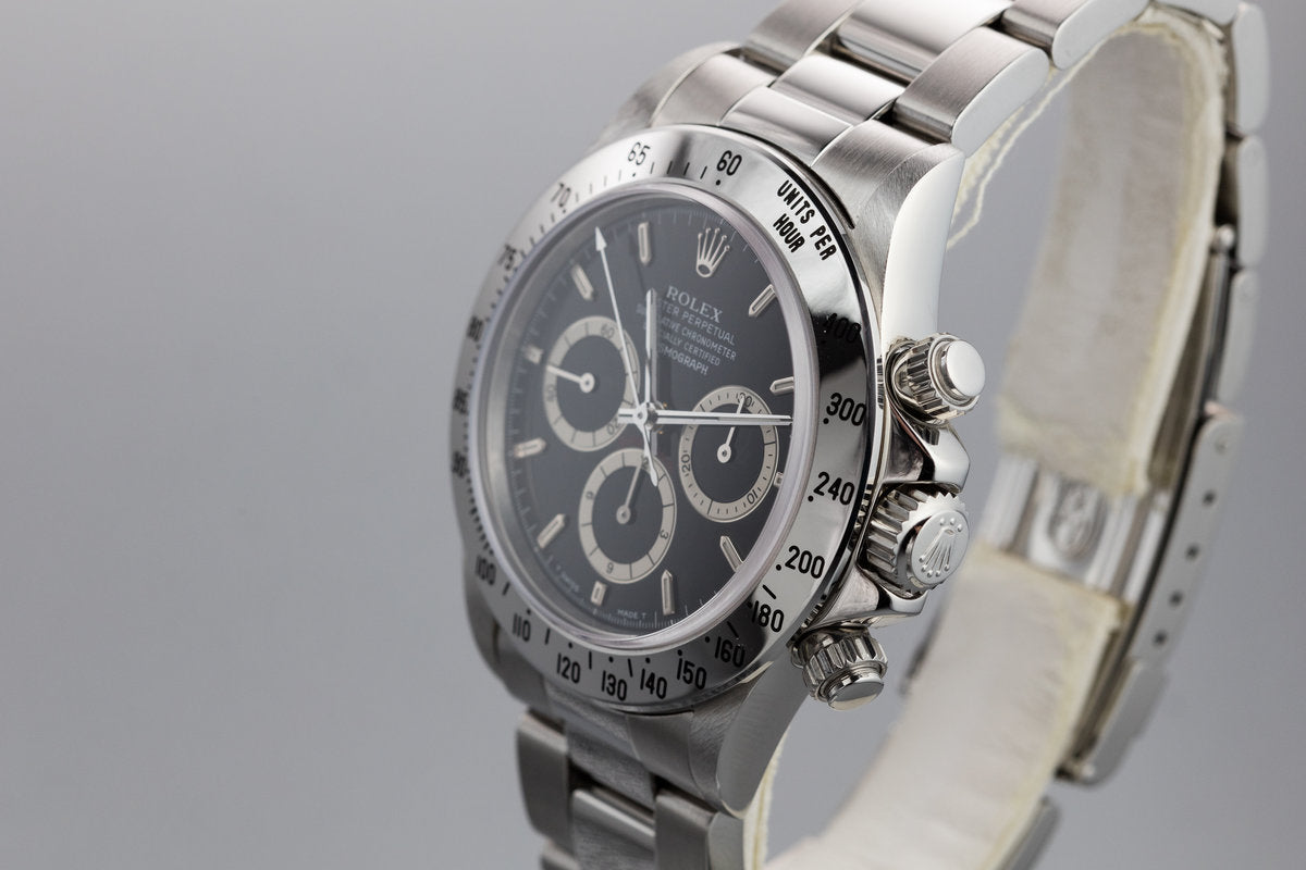 HQ Milton - 1993 Rolex Zenith Daytona 16520 with Black Inverted 6