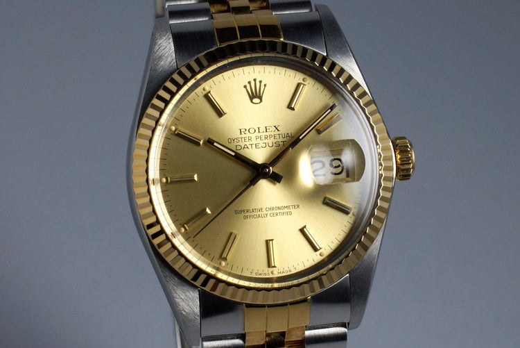 1987 Rolex Two Tone DateJust 16013