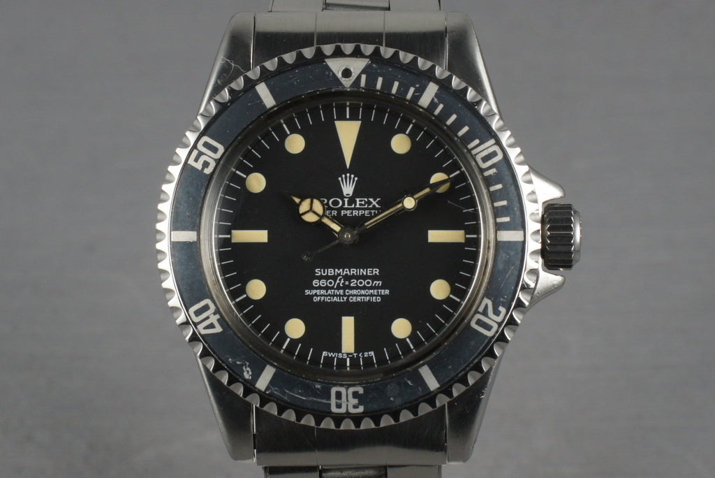 1964 Rolex Submariner 5512 PCG case with Matte Dial