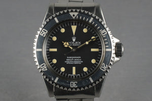 1964 Rolex Submariner 5512 PCG case with Matte Dial