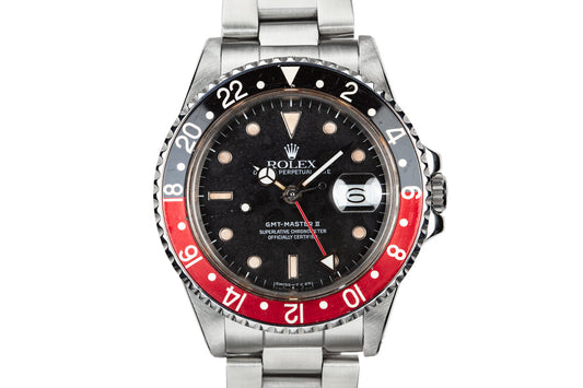 1988 Rolex GMT-Master II 16760 "Fat Lady" with "Black Granite" Dial
