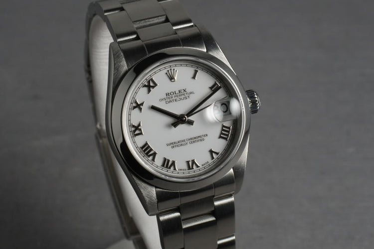 2002 Rolex Midsize Datejust 78240 Box and Papers