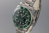2014 Rolex Submariner 116610LV "Hulk" with Box and Papers
