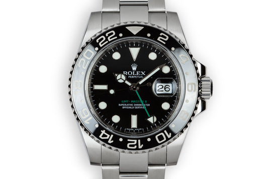 2007 Rolex Ceramic GMT-Master II 116710LN Black Bezel