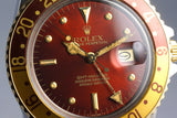 1980 Rolex Two Tone GMT 16753 Root Beer 'Red' Dial