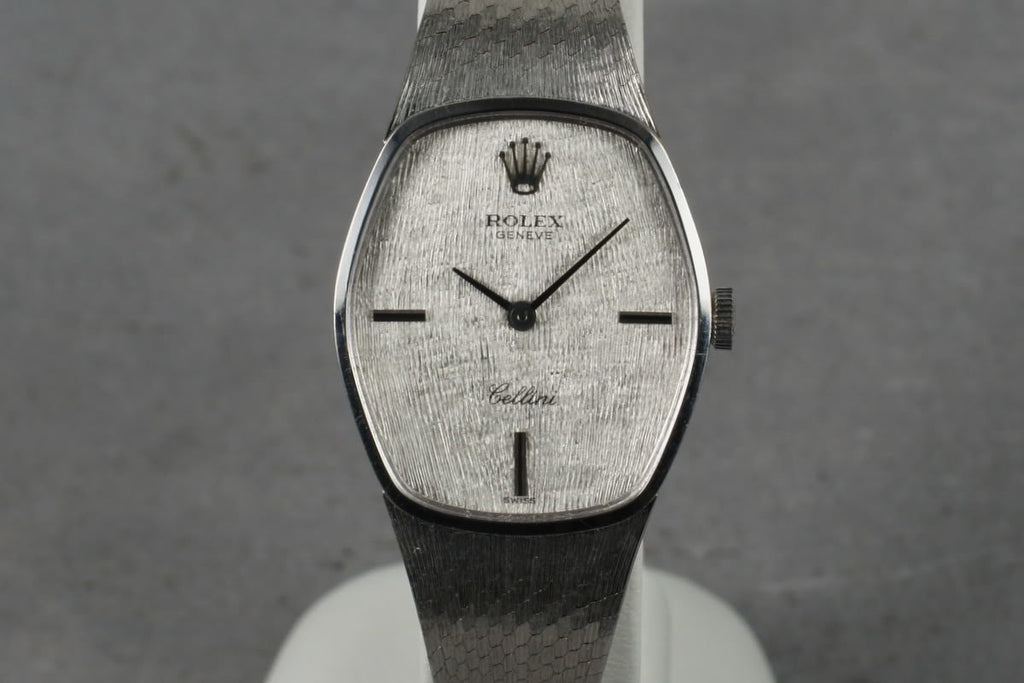 1970 Rolex Ladies White Gold Cellini with papers