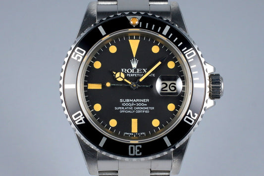 1981 Rolex Submariner 16800 Matte Dial UNPOLISHED