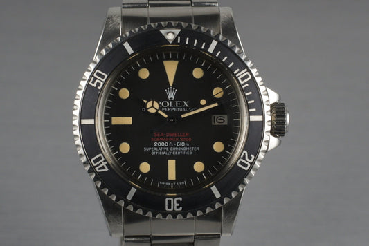 1978 Rolex Double Red Sea Dweller 1665  Mark 4