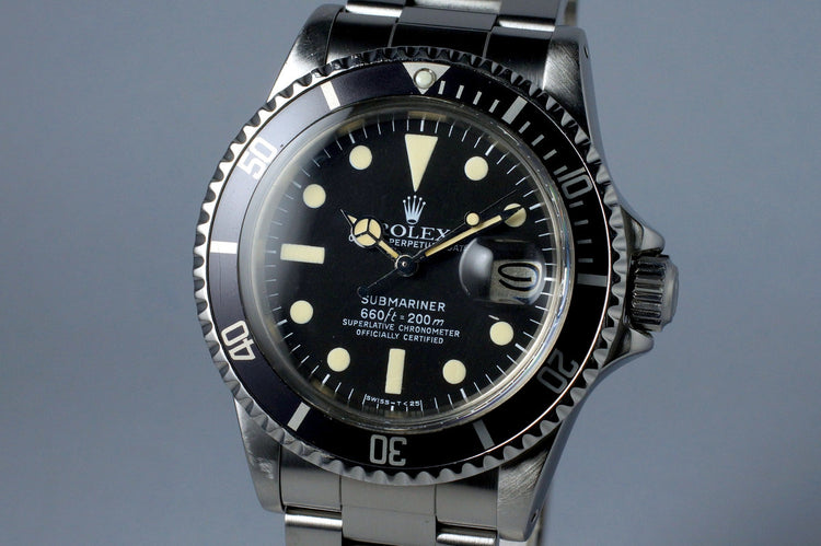 1977 Rolex Submariner 1680 with Box and Papers FULL SET