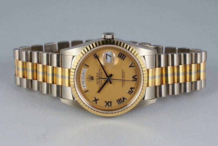 1999 Rolex Day-Date 18239B TRIDOR with Orange Cream Dial