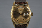 1977 Rolex YG Day-Date 1803 Brown Dial
