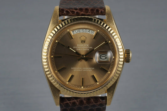 1977 Rolex YG Day-Date 1803 Brown Dial