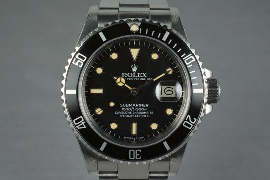 1985 Rolex Submariner 16800